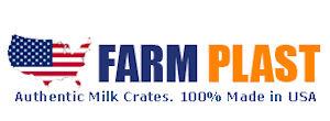 Milk Crates Made in the USA by FarmPlast
