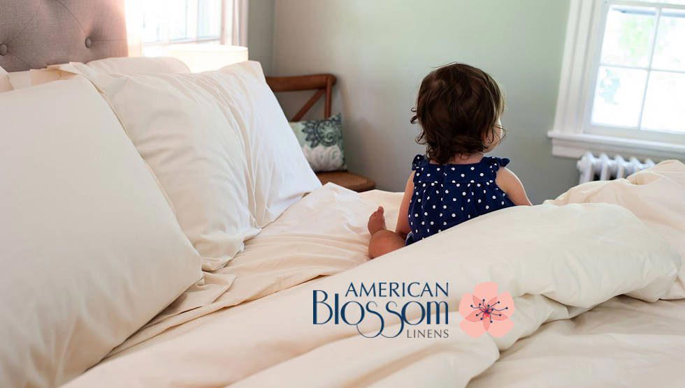 Organic Bedding Made In Usa Now Available Directusa American Blossom Linens 100 Usa Organic Cotton Bedding Now Available To Consumers