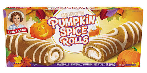 Little Debbie Pumpkin Spice Rolls