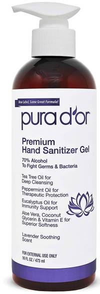 Hand Sanitizer Made in the USA Lavender Scent