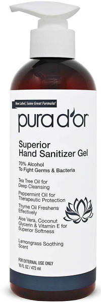 Hand Sanitizer Made in the USA Lemongrass Scent