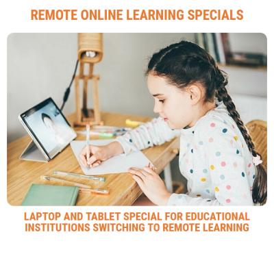 Remote Online Leartning Specials Laptop and Tablet Special for Educational Institutions 
