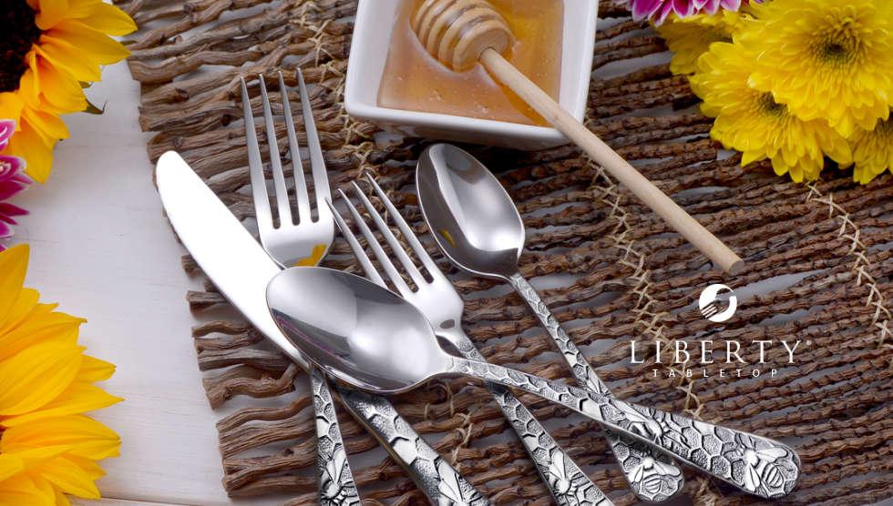 Flatware Made in USA Liberty Tabletop New Honey Bee Collection