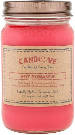 Candles Made in the USA for Valentine's Day.