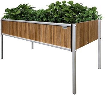 Modern Raised Bed Garden Planter Made in the USA.