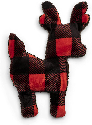 Reindeer Squeak Dog Toy Made in USA