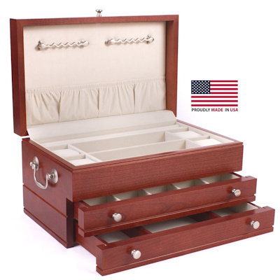 First Lady Jewelry Chest Made in the USA.