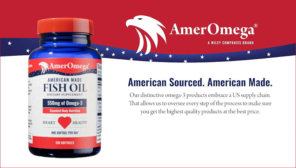 Fish Oil Supplements Made in the America AmerOmega